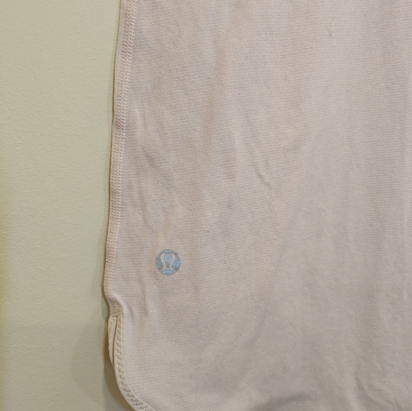LULULEMON Athletica Sz Medium Racerback Gym Tank Blush Light Pink Scoop Neck - Picture 5 of 6